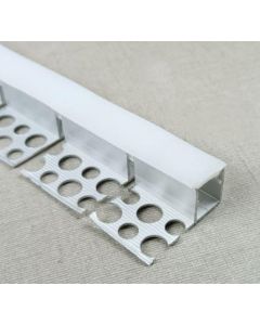 12.5X13X3000MM RECESSED FLEXIBLE ALUMINUM PROFILE+SILICONE DIFFUSER
