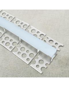 12.5X13X3000MM RECESSED FLEXIBLE ALUMINUM PROFILE+SILICONE DIFFUSER