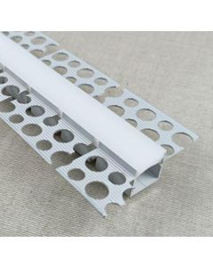 14X13X3000MM RECESSED FLEXIBLE ALUMINUM PROFILE+SILICONE DIFFUSER