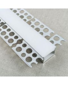 20X14X3000MM RECESSED PLASTER FLEXIBLE ALUMINUM PROFILE+SILICONE DIFFUSER