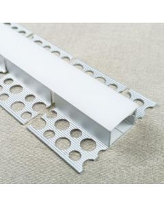 20X12.7X3000MM RECESSED FLEXIBLE ALUMINUM PROFILE+SILICONE DIFFUSER