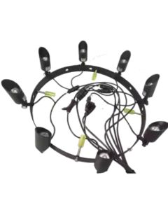 URBAN SPINGS SERIES 8X5W 55X128X173MM RING IP66 PALM TREE LIGHTS