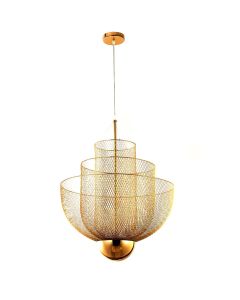 LUMIDECO NETTE GOLD IRON LED SUSPENDED LIGHTS