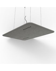 ECHO PANEL S SERIES 24W IP20 L1200�W800�H30MM PENDANT ACOUSTIC LED LIGHT LAC0003