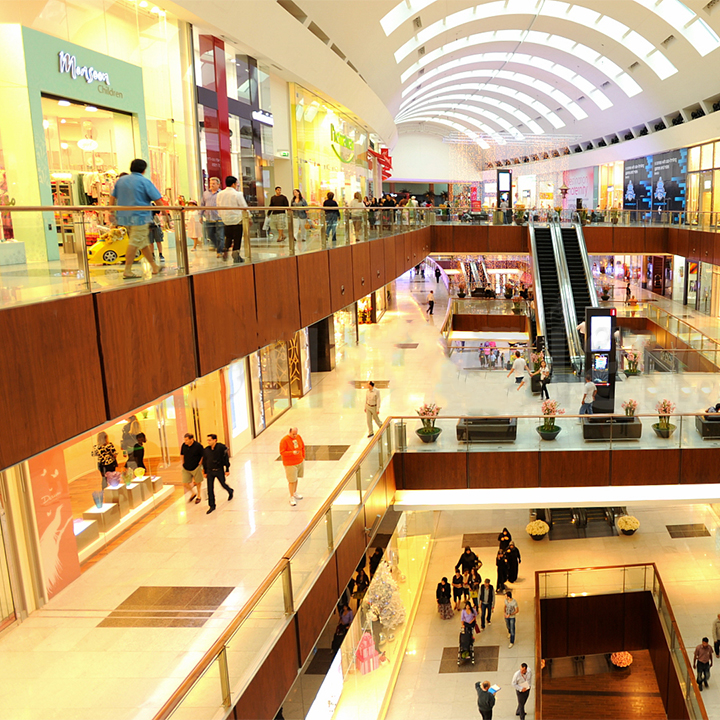 Eco-friendly Ambient Lighting at the Dubai Mall with LUMIBRIGHT Luminaires