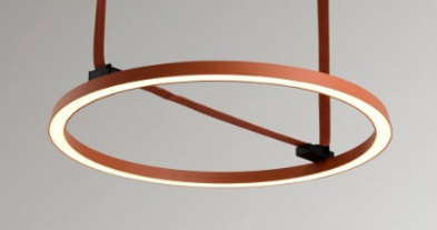 LUMIDECO BRAID SERIES 48VDC IP20 TERRA RED FINISH BRAIDED TAPE MODULAR SYSTEMS LDMB115