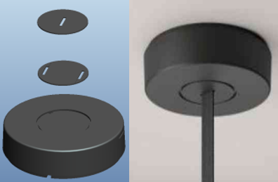 LUMIDECO BRAID SERIES FINISH BRAIDED TAPE MODULAR SYSTEMS SURFACE CANOPY WITH DRIVER(220-240VAC) LDMBA109