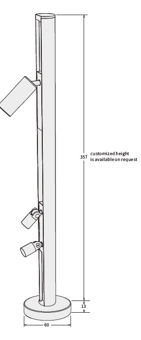 LUMIBRIGHT LBMGA215 dimension drawing