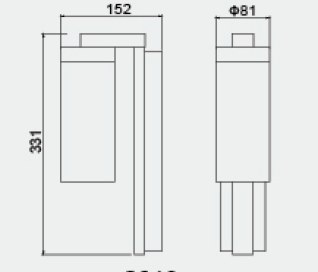 LVU4023 dimension drawing