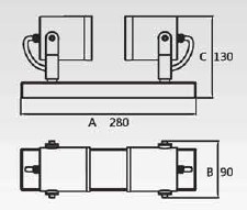 LVU4039 dimension drawing