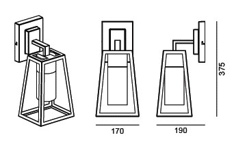 LVU4040 dimension drawing
