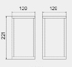 LVU4064 dimension drawing