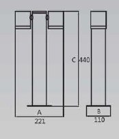 LVU9814 dimension drawing