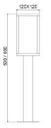 LVU9826 dimension drawing