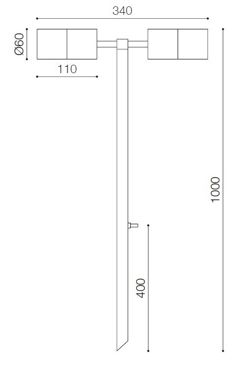 LVU9860 dimension drawing