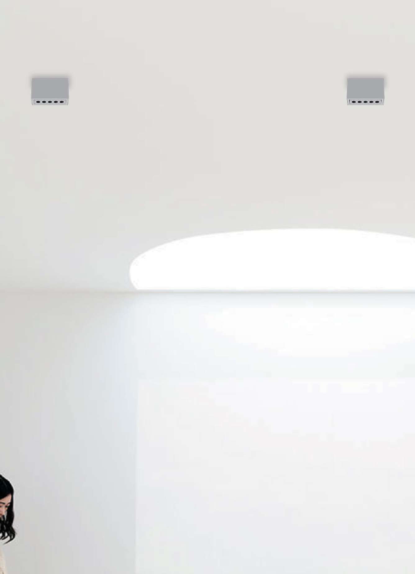 LUMIBRIGHT PEEQ SERIES 5X2W 139X55X90MM IP20 SURFACE MOUNTED SEMI ADJUSTABLELINEAR SPOTLIGHT view 2